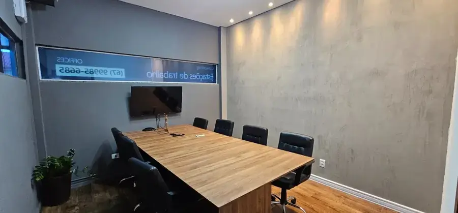 Ambiente corporativo do 199 Offices em Campo Grande MS