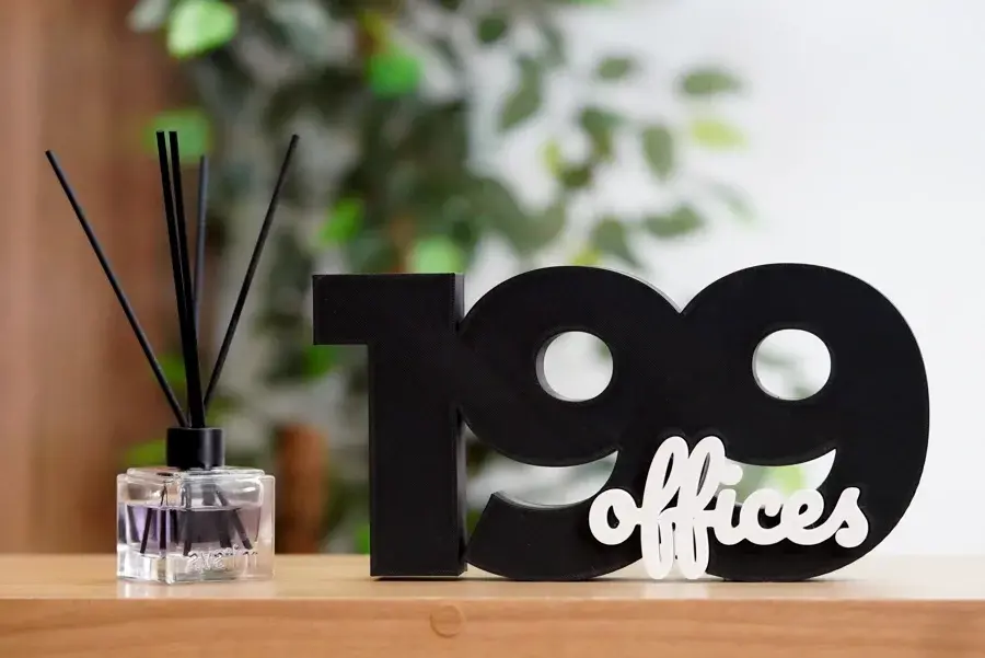 Recepção de escritório com estrutura formal para atendimento a clientes — 199 Offices Campo Grande MS